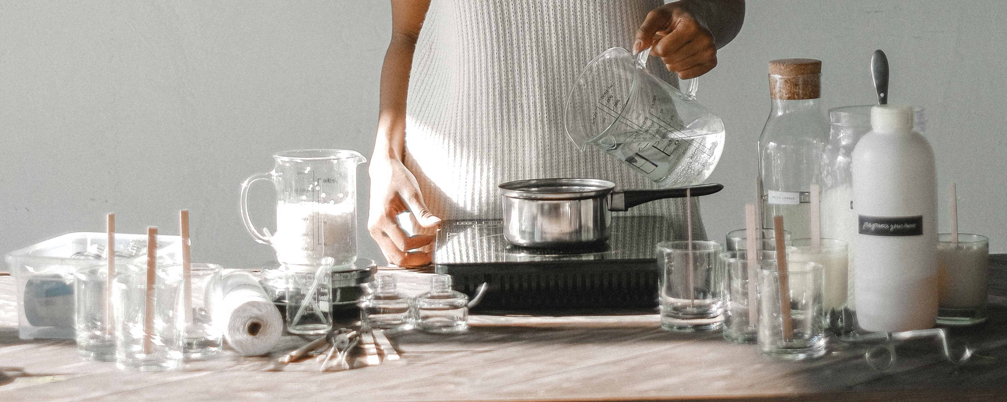 Layered Candle making